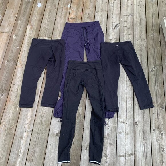 LOT OF 4 Lululemon Leggings Size 6 - Picture 3 of 4